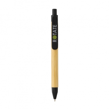 Logotrade business gift image of: Write responsible recycled paper barrel pen