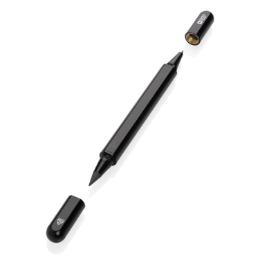 Logo trade advertising product photo of: Swiss Peak Storm RCS recycled aluminum dual tip pen