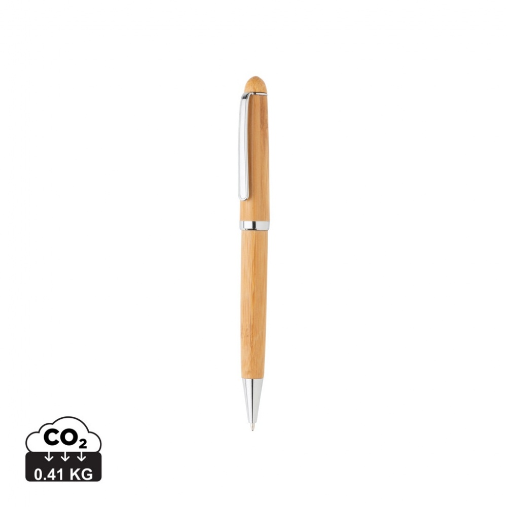 Logo trade advertising products image of: Bamboo pen in box