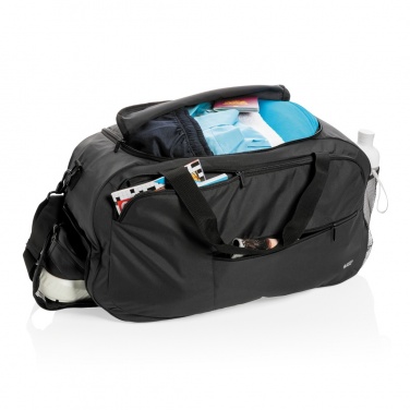 Logotrade corporate gift image of: Swiss Peak AWARE™ RPET sports duffel bag