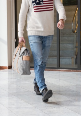 Logotrade business gift image of: Canvas laptop bag PVC free