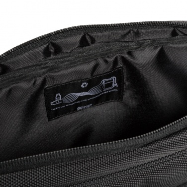 Logotrade promotional product image of: Swiss Peak RPET Voyager RFID 15.6" laptop bag