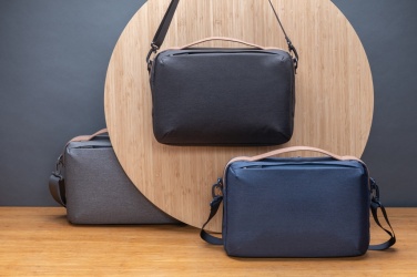 Logotrade promotional giveaway picture of: Impact AWARE™ 300D two tone deluxe 15.6" laptop bag