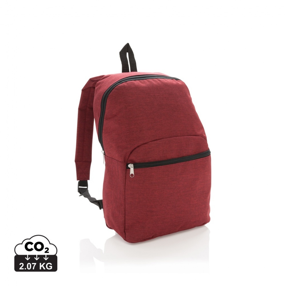 Logo trade promotional giveaway photo of: Classic two tone backpack
