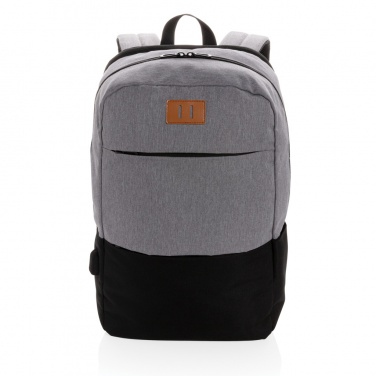 Logo trade promotional giveaway photo of: Modern 15.6" USB & RFID laptop backpack PVC free