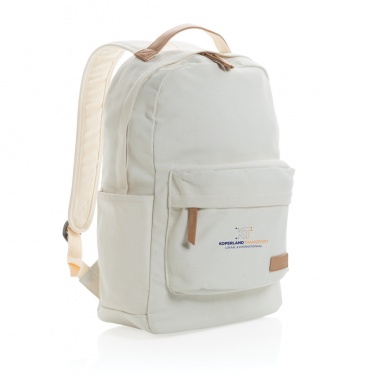 Logotrade advertising product image of: Impact AWARE™ 16 oz. recycled canvas backpack