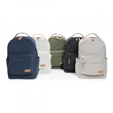 Logo trade promotional gifts picture of: Impact AWARE™ 16 oz. recycled canvas backpack