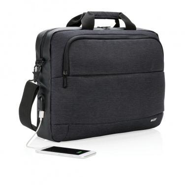 Logo trade promotional giveaways picture of: Modern 15” laptop bag