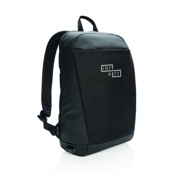Logo trade advertising products image of: Madrid anti-theft RFID USB laptop backpack PVC free