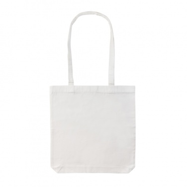 Logo trade business gifts image of: Impact AWARE™ recycled cotton tote 330 gsm