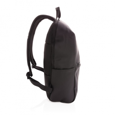 Logo trade promotional merchandise photo of: Smooth PU 15.6"laptop backpack