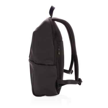 Logo trade promotional product photo of: Smooth PU 15.6"laptop backpack
