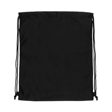 Logo trade business gifts image of: Impact AWARE™ RPET 190T drawstring bag