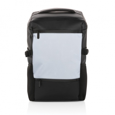 Logo trade advertising products picture of: PU high visibility easy access 15.6" laptop backpack