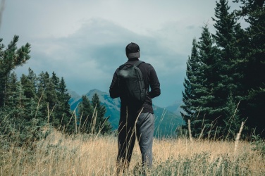 Logo trade promotional merchandise photo of: Swiss Peak AWARE™ RPET 15.6 inch day pack