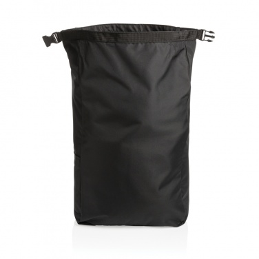 Logo trade corporate gifts image of: Impact AWARE™ RPET lightweight rolltop backpack