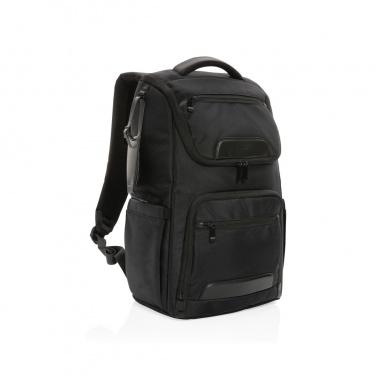 Logotrade promotional item picture of: Swiss Peak AWARE™ RPET Voyager 15.6" laptop backpack