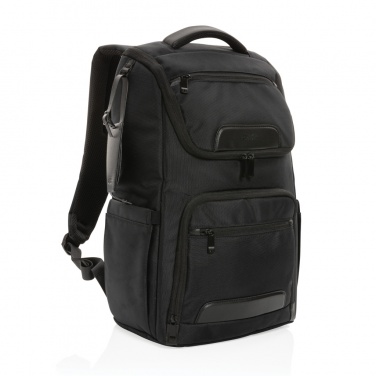 Logo trade corporate gifts picture of: Swiss Peak AWARE™ RPET Voyager 15.6" laptop backpack