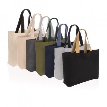 Logo trade advertising products image of: Impact Aware™ 240 gsm rcanvas large tote undyed