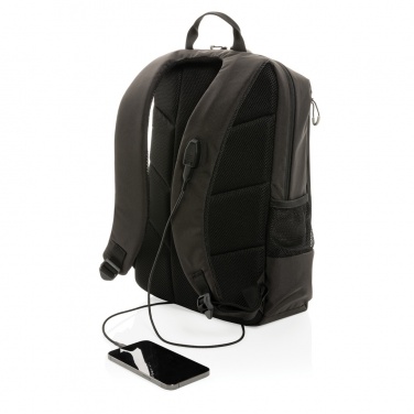 Logo trade promotional gift photo of: Impact AWARE™ Lima 15.6' RFID laptop backpack