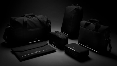 Logotrade promotional merchandise picture of: Swiss Peak AWARE™ RFID and USB A laptop backpack