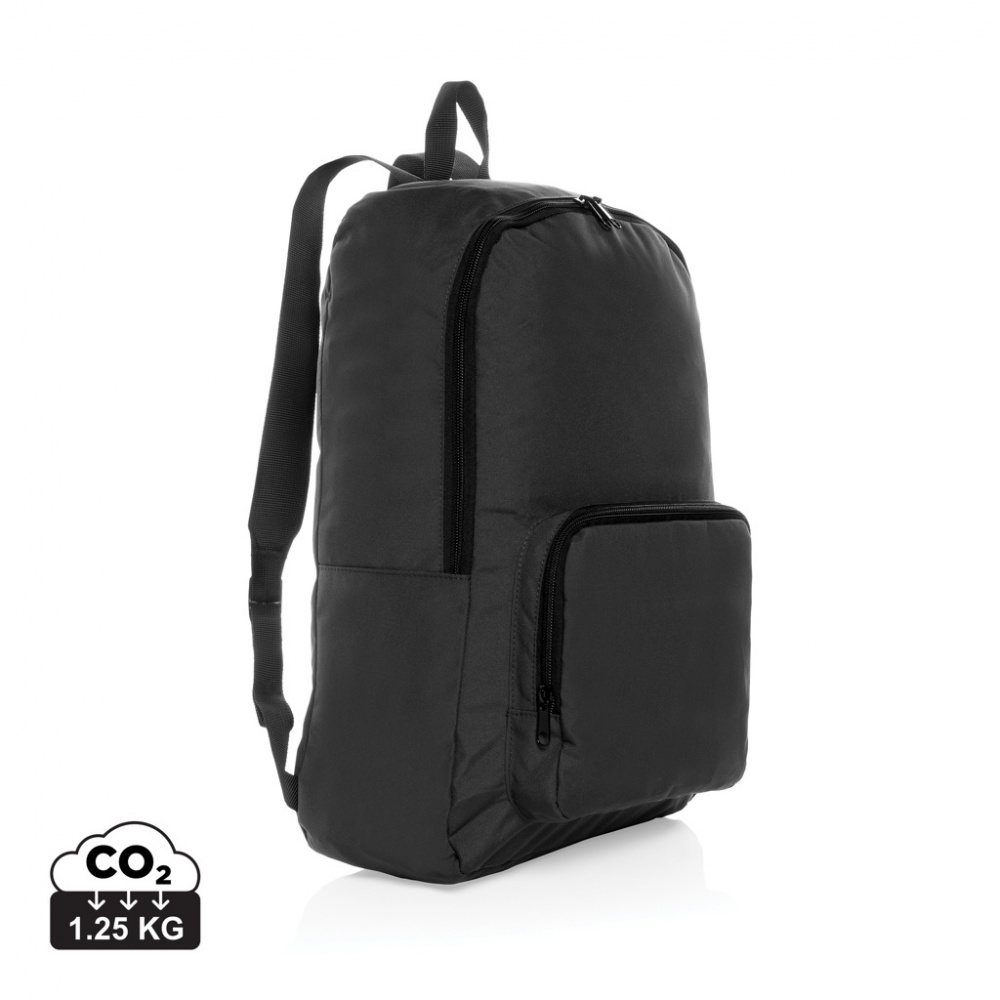 Logotrade promotional item picture of: Dillon AWARE™ RPET foldable classic backpack