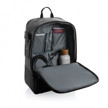 Logotrade promotional giveaway image of: Armond AWARE™ RPET 15.6 inch deluxe laptop backpack