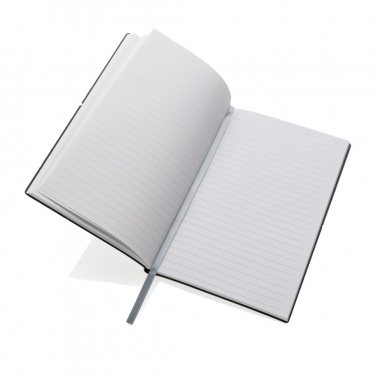 Logo trade corporate gift photo of: A5 recycled leather notebook