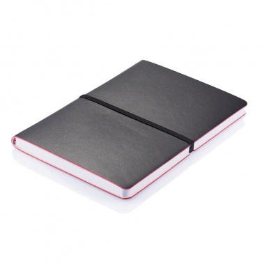 Logotrade advertising product picture of: Deluxe softcover A5 notebook