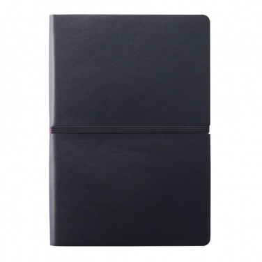 Logo trade promotional items picture of: Deluxe softcover A5 notebook