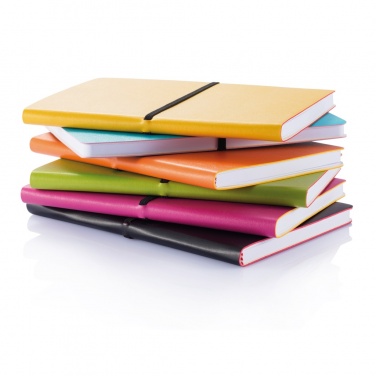 Logotrade promotional merchandise image of: Deluxe softcover A5 notebook