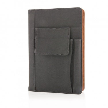 Logotrade advertising products photo of: Notebook with phone pocket