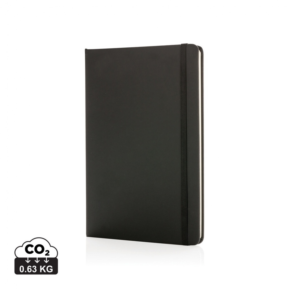 Logo trade promotional products image of: Standard hardcover PU notebook A5