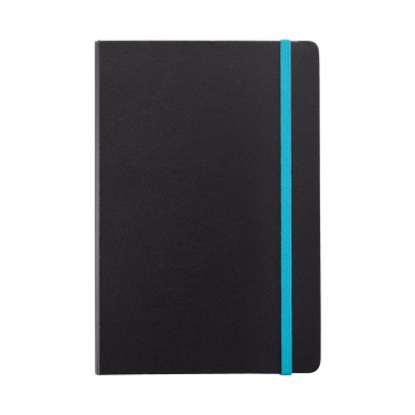 Logotrade promotional giveaways photo of: Deluxe hardcover A5 notebook with coloured side