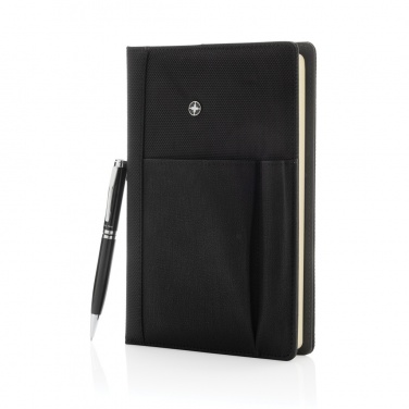 Logo trade promotional gift photo of: Refillable notebook and pen set