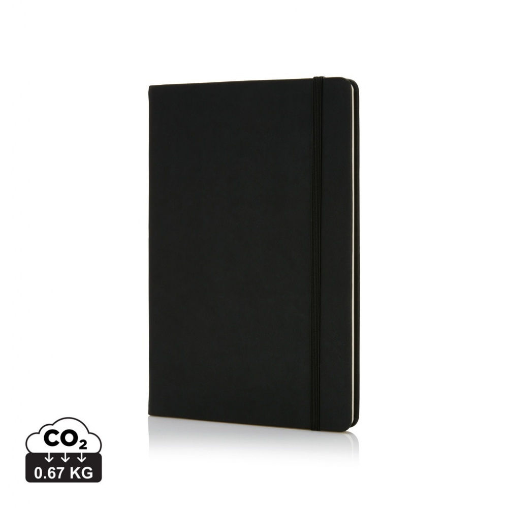 Logotrade promotional product image of: Deluxe hardcover PU A5 notebook
