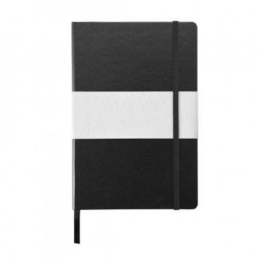 Logo trade promotional giveaways picture of: Deluxe hardcover A5 notebook