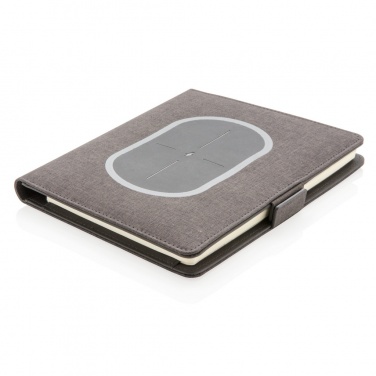 Logotrade promotional product image of: Air 5W wireless charging notebook cover A5