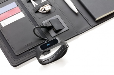 Logo trade corporate gifts picture of: Air 5W wireless charging notebook cover A5