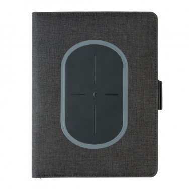Logotrade corporate gift image of: Air 5W wireless charging notebook cover A5