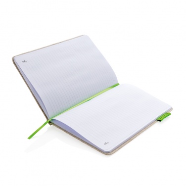 Logotrade promotional giveaways photo of: A5 jute notebook
