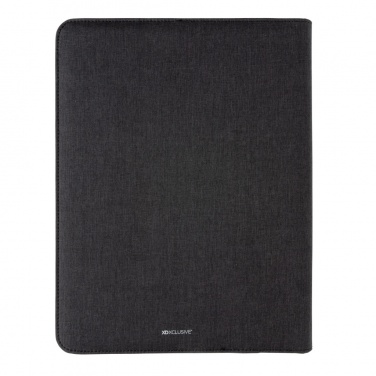 Logo trade corporate gift photo of: Air 5W wireless charging portfolio A4 w/ 5000 mAh powerbank