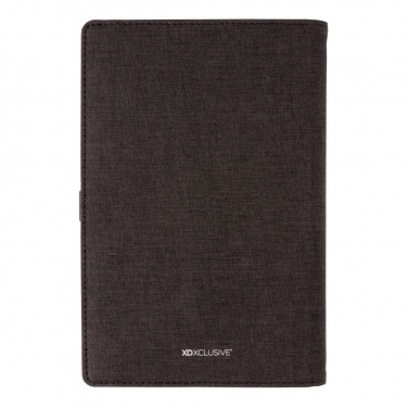 Logo trade business gifts image of: Air 5W wireless charging refillable journal cover A5