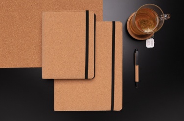 Logotrade promotional merchandise picture of: Deluxe cork portfolio A4 with pen
