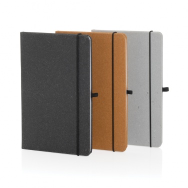 Logo trade corporate gift photo of: Recycled leather hardcover notebook A5
