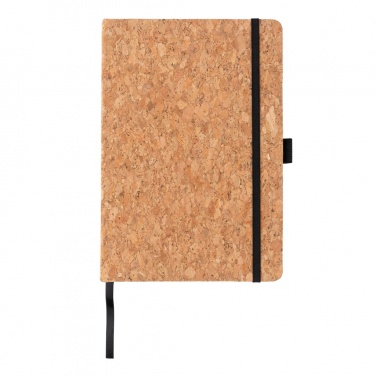 Logo trade promotional giveaways picture of: Cork hardcover notebook A5