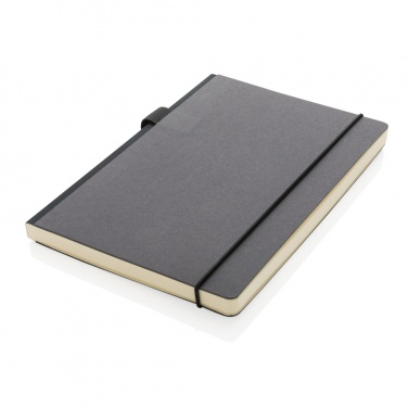 Logo trade corporate gifts image of: A5 deluxe kraft hardcover notebook