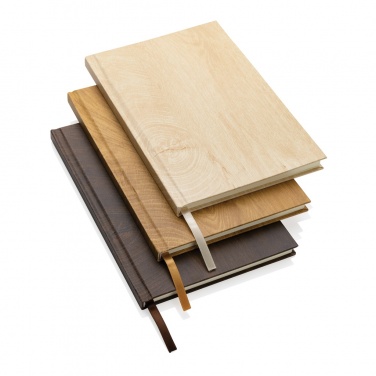 Logotrade promotional item picture of: Kavana wood print A5 notebook