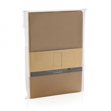 Logo trade advertising products image of: Salton A5 GRS certified recycled paper notebook