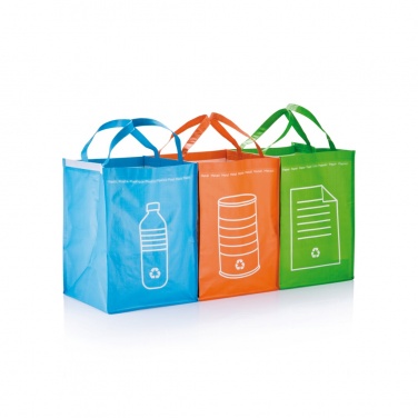 Logo trade promotional gift photo of: 3pcs recycle waste bags